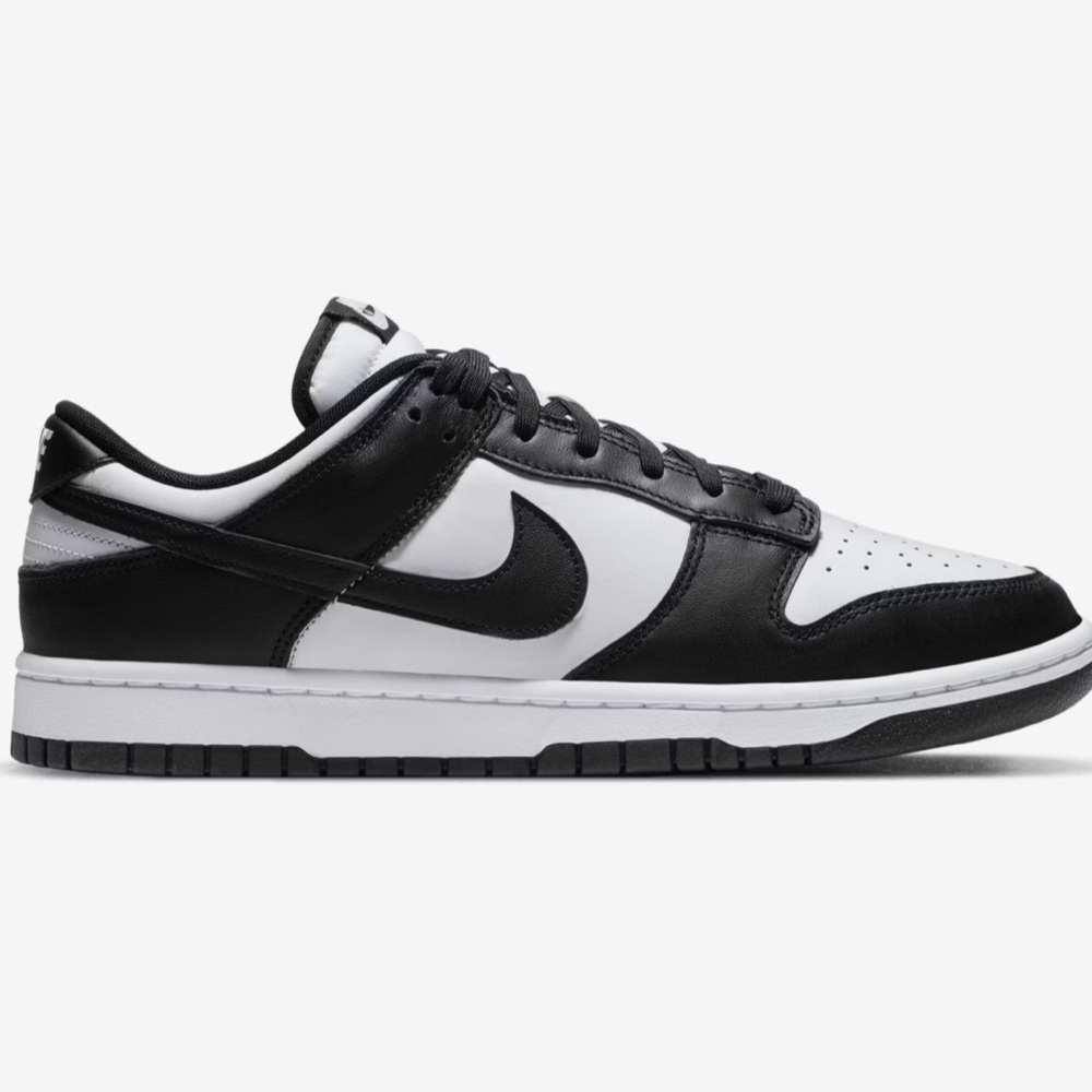 Men’s Nike Panda Dunks Low Retro Black White/Black Low-Top Sneakers Size 12.5